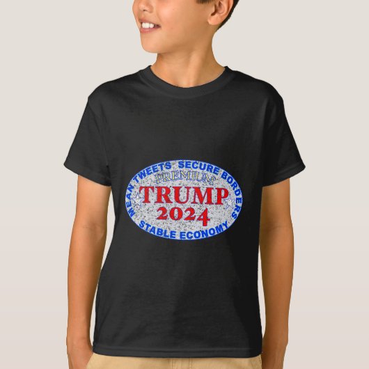トランプ プレミアム ラベル ダメージ加工 Tシャツ (正面)