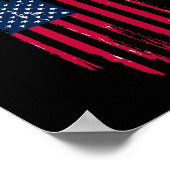 トランプ・プロトランプ・サポーターと立つ ポスター (角)