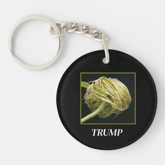 トランプ ヘア キーホルダー (正面)