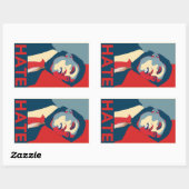 トランプ・ヘイトステッカー 長方形シール (シート)