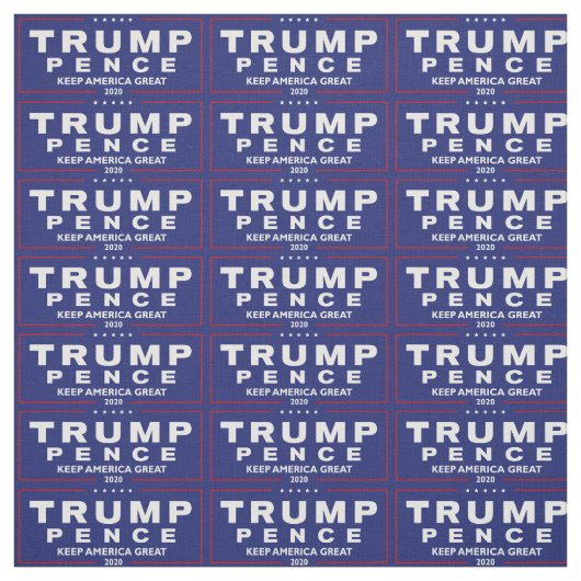トランプ & ペンスがアメリカを偉大に2020, ZSSG ファブリック (見本)