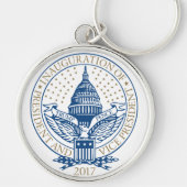 トランプ・ペンス大統領就任式ロゴ キーホルダー (正面)