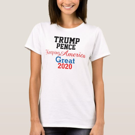 トランプ・ペンス・共和党員2020 Tシャツ (正面)