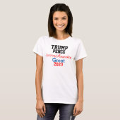 トランプ・ペンス・共和党員2020 Tシャツ (正面フル)