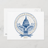 トランプ ペンス 大統領 就任ロゴ 就任式 ポストカード (正面/裏面)