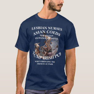 トランプ ホワイトハウス アジア系 留学生 ノルウェー トランプ Tシャツ
