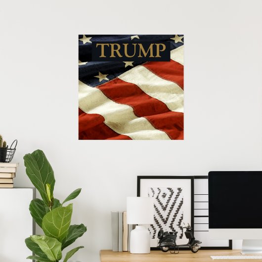 トランプ ポスター (ホームオフィス)