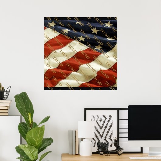 トランプ ポスター (ホームオフィス)