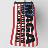 トランプ・マガ共和党8000万ゴルフヘッドカバー ゴルフヘッドカバー (回転90)