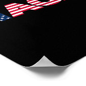 トランプ・マガ自由2024年7月第4日米国国旗45 47 ポスター (角)
