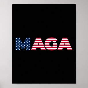 トランプ・マガ自由2024年7月第4日米国国旗45 47 ポスター
