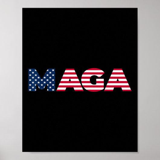 トランプ・マガ自由2024年7月第4日米国国旗45 47 ポスター (正面)