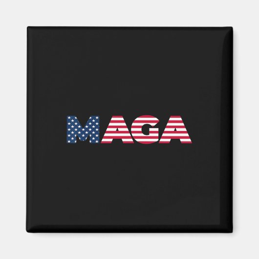 トランプ・マガ自由2024年7月第4日米国国旗45 47 マグネット (正面)