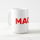 トランプ・マガ2024 コーヒーマグカップ (正面左)