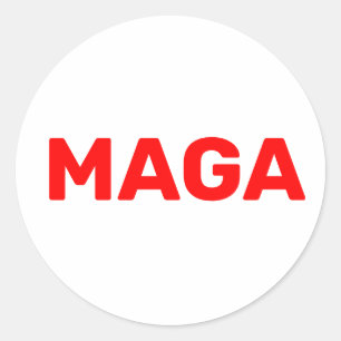 トランプ・マガ2024 ラウンドシール