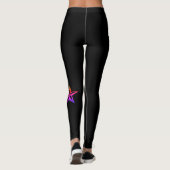 トランプ！マガ！タトゥー航海のレインボー星BLK レギンス (裏面)