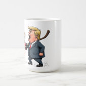 トランプ・マグとの戦いカナダ コーヒーマグカップ (中央)