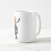 トランプ・マグとの戦いカナダ コーヒーマグカップ (正面右)