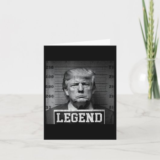 トランプ・マグショット大統領 カード (正面)