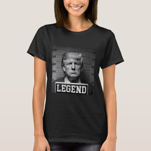 トランプ・マグショット大統領 Tシャツ (正面)