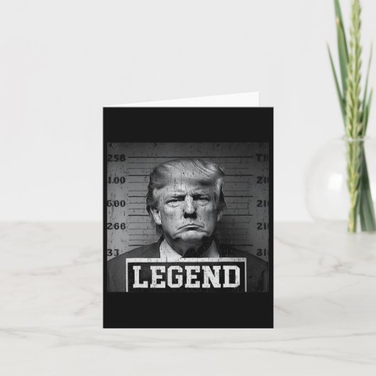 トランプ・マグショット カード (正面)