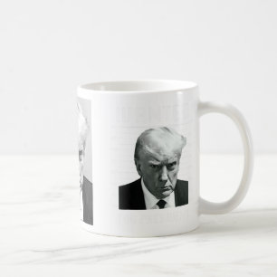 トランプ・マグショット – ドナルド・トランプ・マグショット コーヒーマグカップ