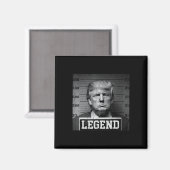 トランプ・マグショット マグネット (正面/裏面)