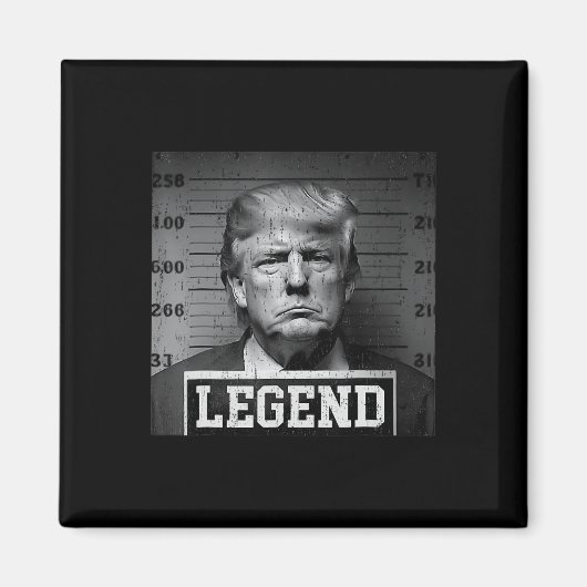 トランプ・マグショット マグネット (正面)