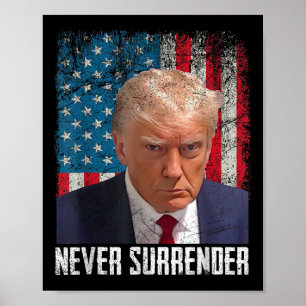 トランプ・マグ・ショット – ドナルド・トランプ・マグ・ショット – ネバーシュール ポスター