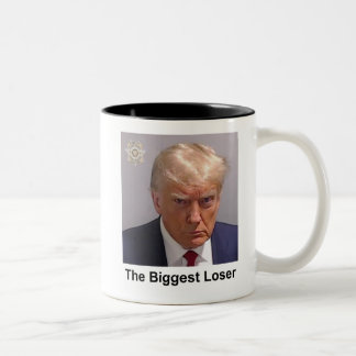 トランプ・マグ「最大の敗者」のマグショット ツートーンマグカップ