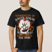トランプ マッコウクジラ 爆発 オーバルオフィス 2026 Tシャツ (正面)