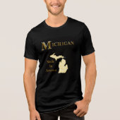 トランプ ミシガン 時計 トライブレンドＴシャツ (正面)
