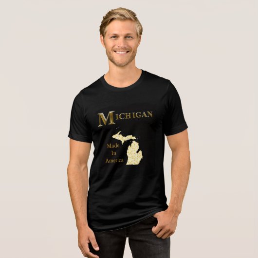 トランプ ミシガン 時計 トライブレンドＴシャツ (正面全面)