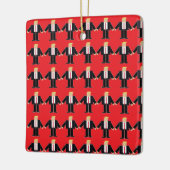 トランプ・ミニス セラミックオーナメント (左)