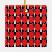 トランプ・ミニス セラミックオーナメント (正面)