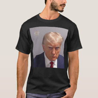 トランプ・ムグショット2024ドナルド・トランプ逮捕インディント Tシャツ