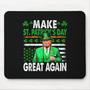 トランプ・メイク・St patricks day素晴らし・リユー・アメリカン マウスパッド