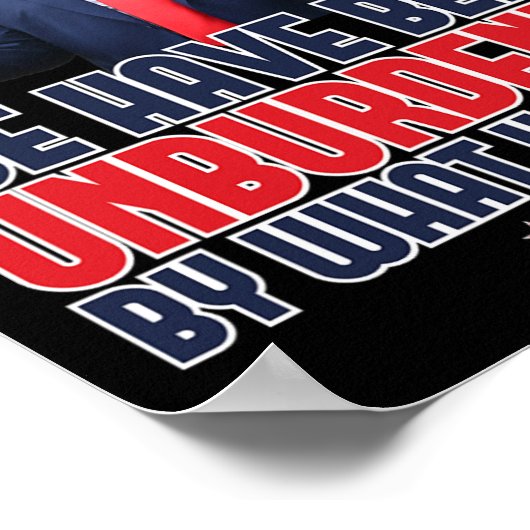 トランプ・メガ2024 47番目の大統領の非負荷ミームDes ポスター (角)