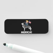 トランプ・メリカシベリア・ハスキー・ドッグ・アメリカン・ヒーロー 名札 (インサイチュ)