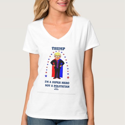 トランプ ユーモア 政治 サルカズム Tシャツ (正面)