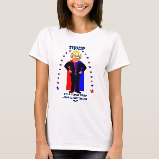 トランプ+ユーモア+政治+風刺Tシャツ Tシャツ (正面)