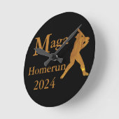 トランプ ラウンド壁時計 (傾斜)