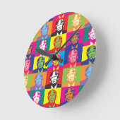 トランプ ラウンド壁時計 (傾斜)