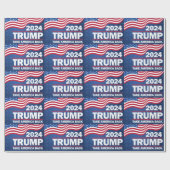 トランプ ラッピングペーパー アメリカを取り戻せ (フラット)