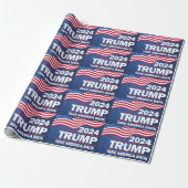 トランプ ラッピングペーパー アメリカを取り戻せ (アンロールド)