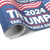 トランプ ラッピングペーパー アメリカを取り戻せ (ロールコーナー)
