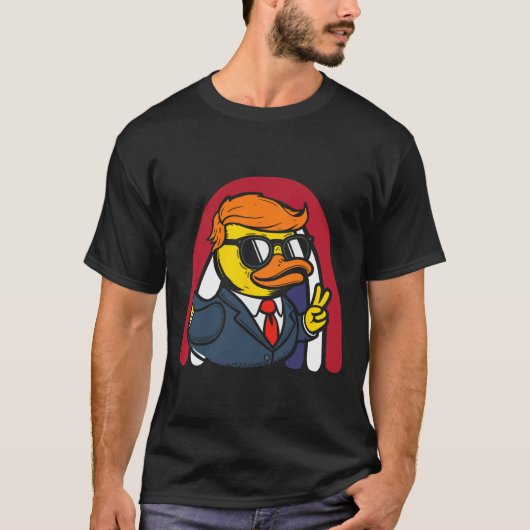 トランプ ラバーダック 1  Tシャツ (正面)