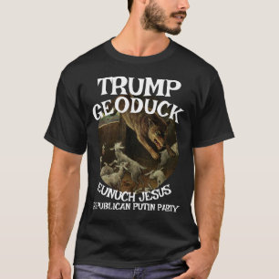 トランプ ラムチョップ イエス キリスト 共和党 おしっこパーティー Tシャツ