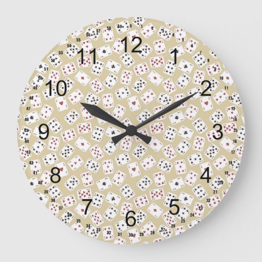 トランプ ラージ壁時計 (正面)