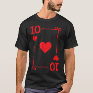トランプ - レッドテンカード - 10 Tシャツ
